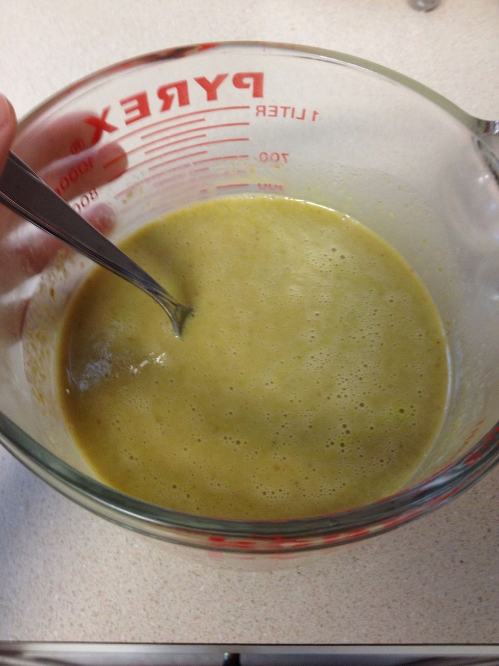 Strain the mixture into a glass bowl and stick it in the fridge for about 2 hours, or until thoroughly chilled