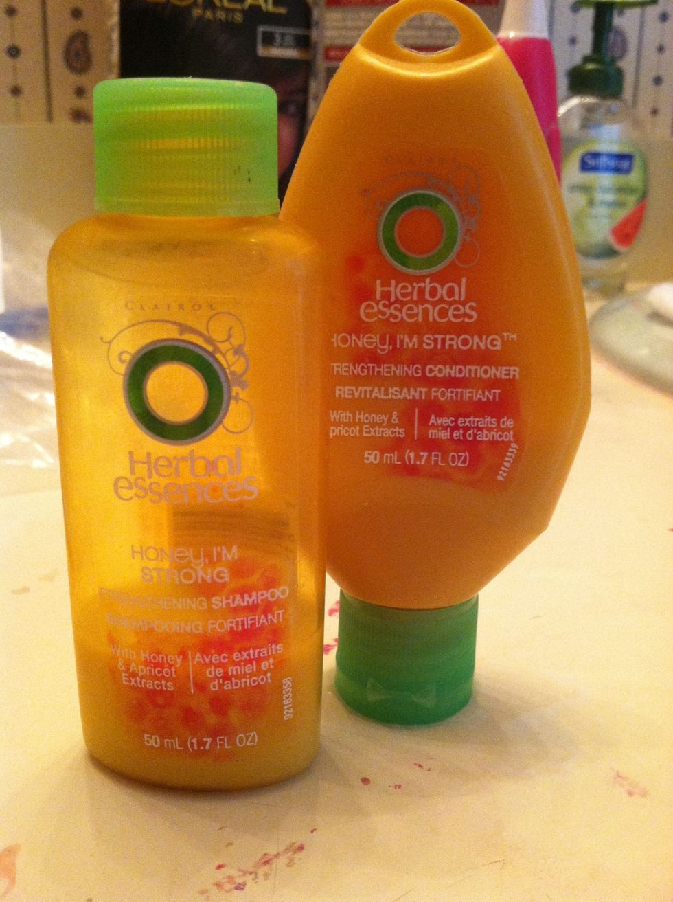 Strengthening shampoo and conditioner are also great for you hair.