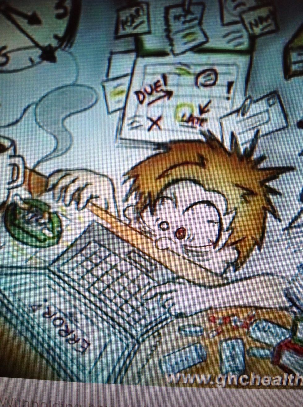 STRESS MANAGEMENT is CRUCIAL!!!!!!!!!! .... Or you will look like this!