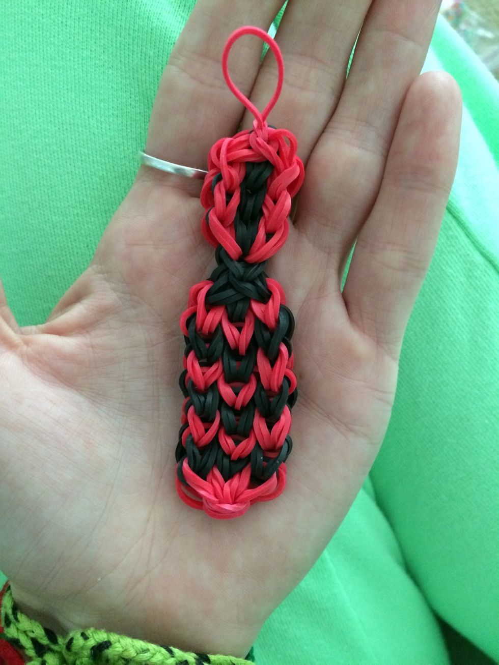 Stretch it out a little bit so it will form it shape