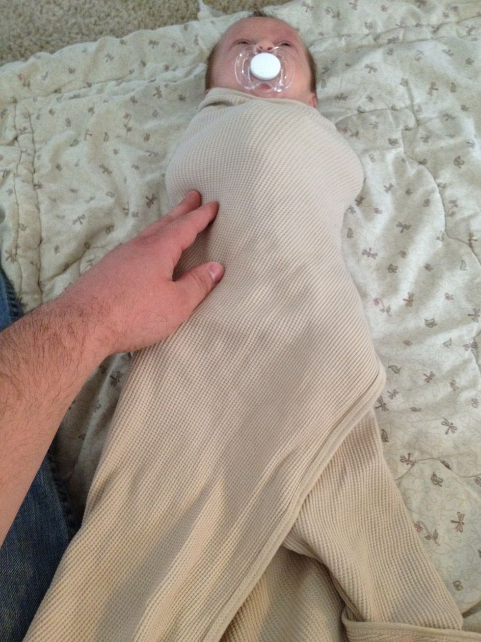 Stretch out the blanket...