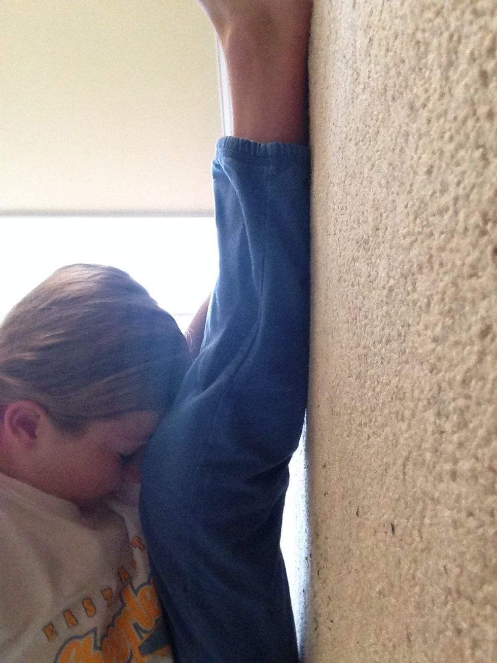 Stretch your left side