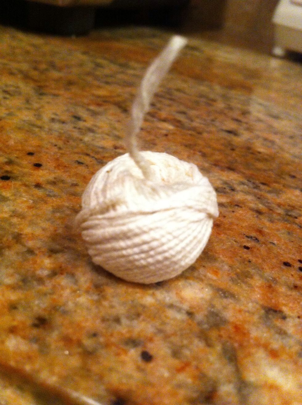 String, tape, wire, and/or rope. For obvious reasons.