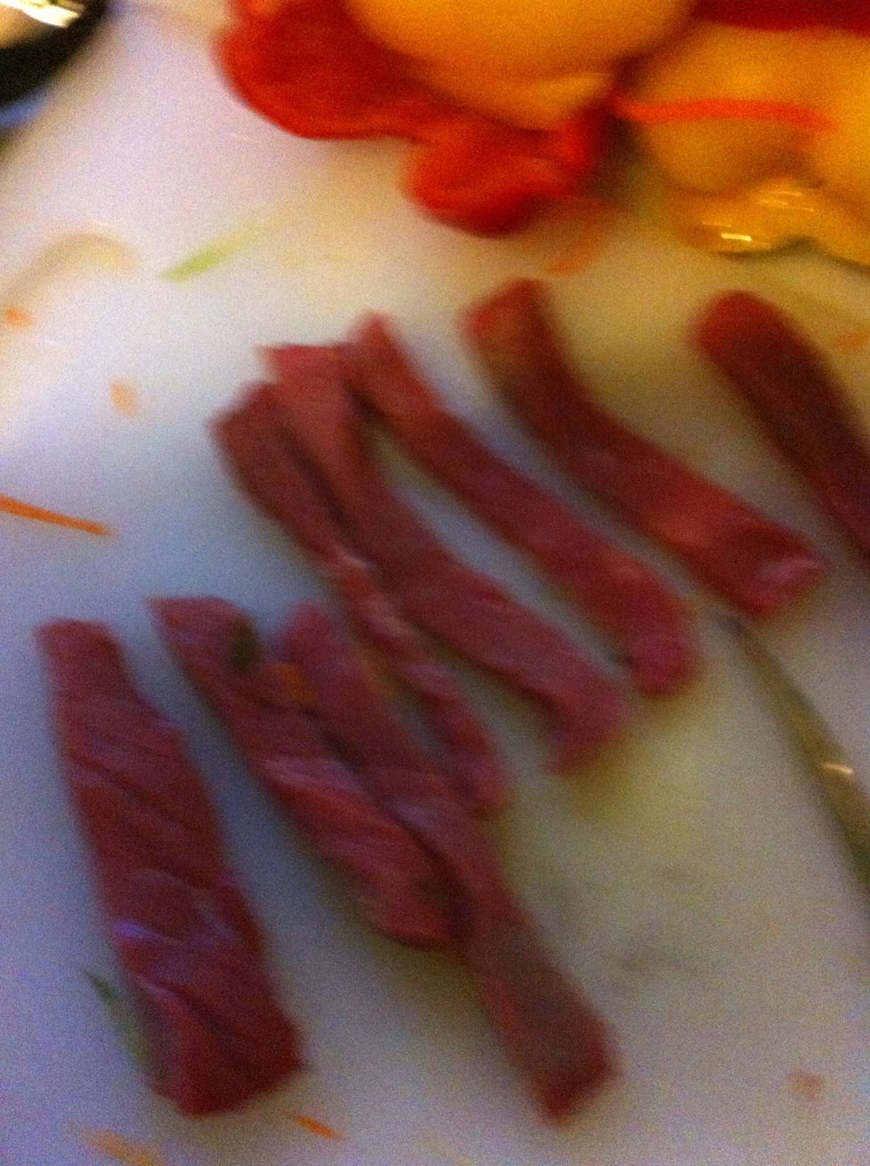 Stripe beefs long and thin...