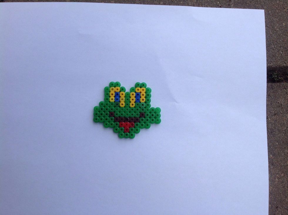 Stryk p\u00e4rlplattan, gl\u00f6m inte bakpl\u00e5tspapper mellan.