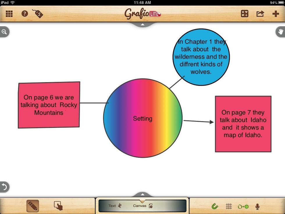 Students can also complete work in other apps, like IdeaSketch, Captions, or Sticky Notes.