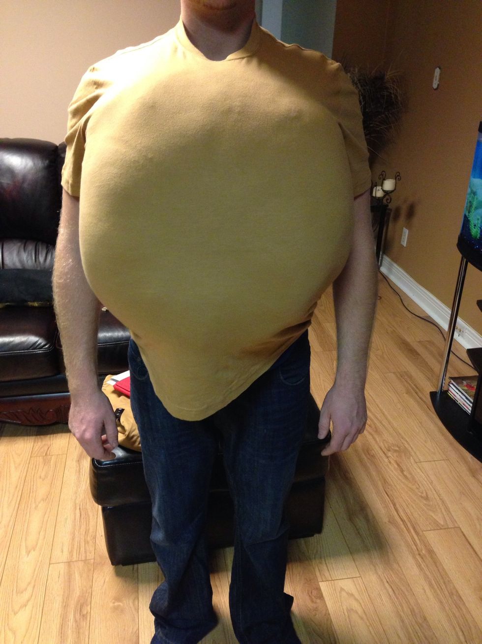 Stuff into your shirt