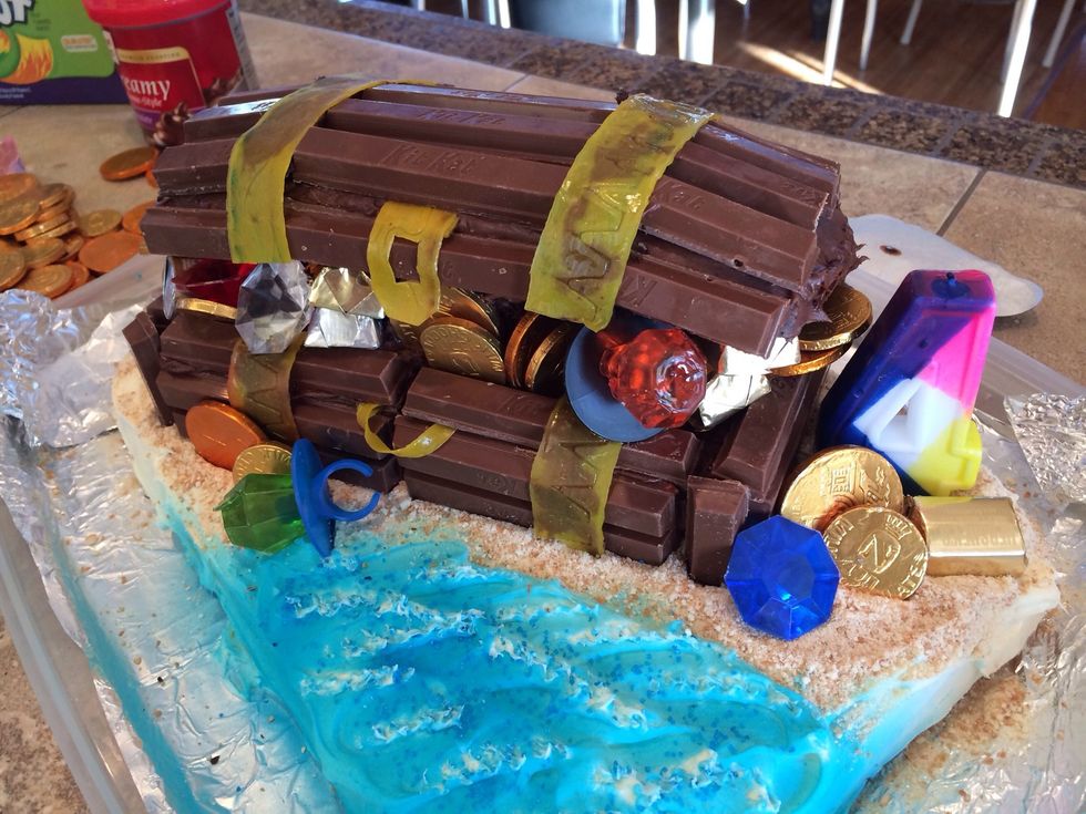 Stuff it with gems and add candles!