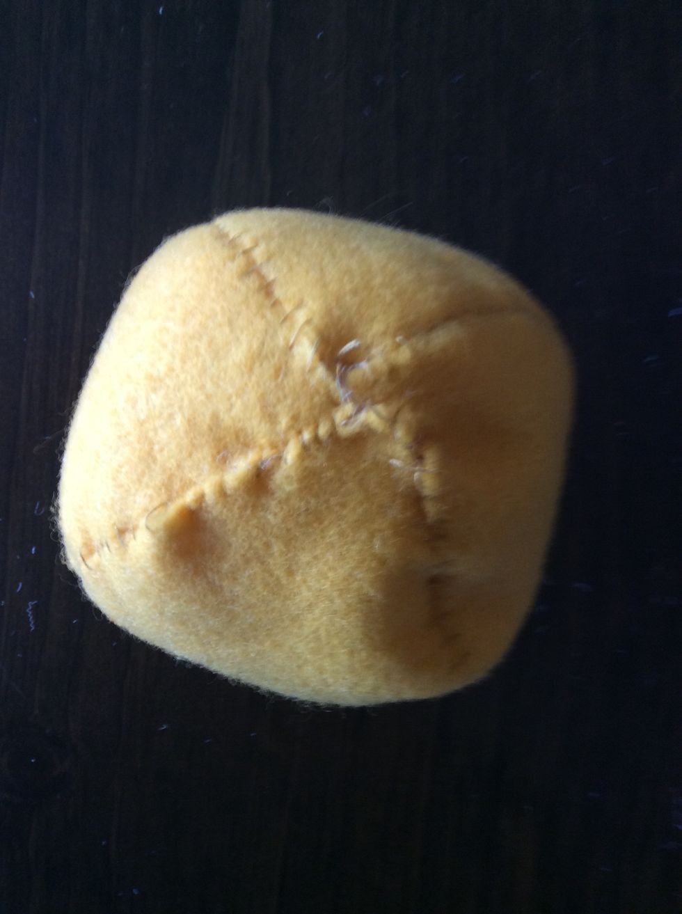 Stuff the body and stitch it closed.