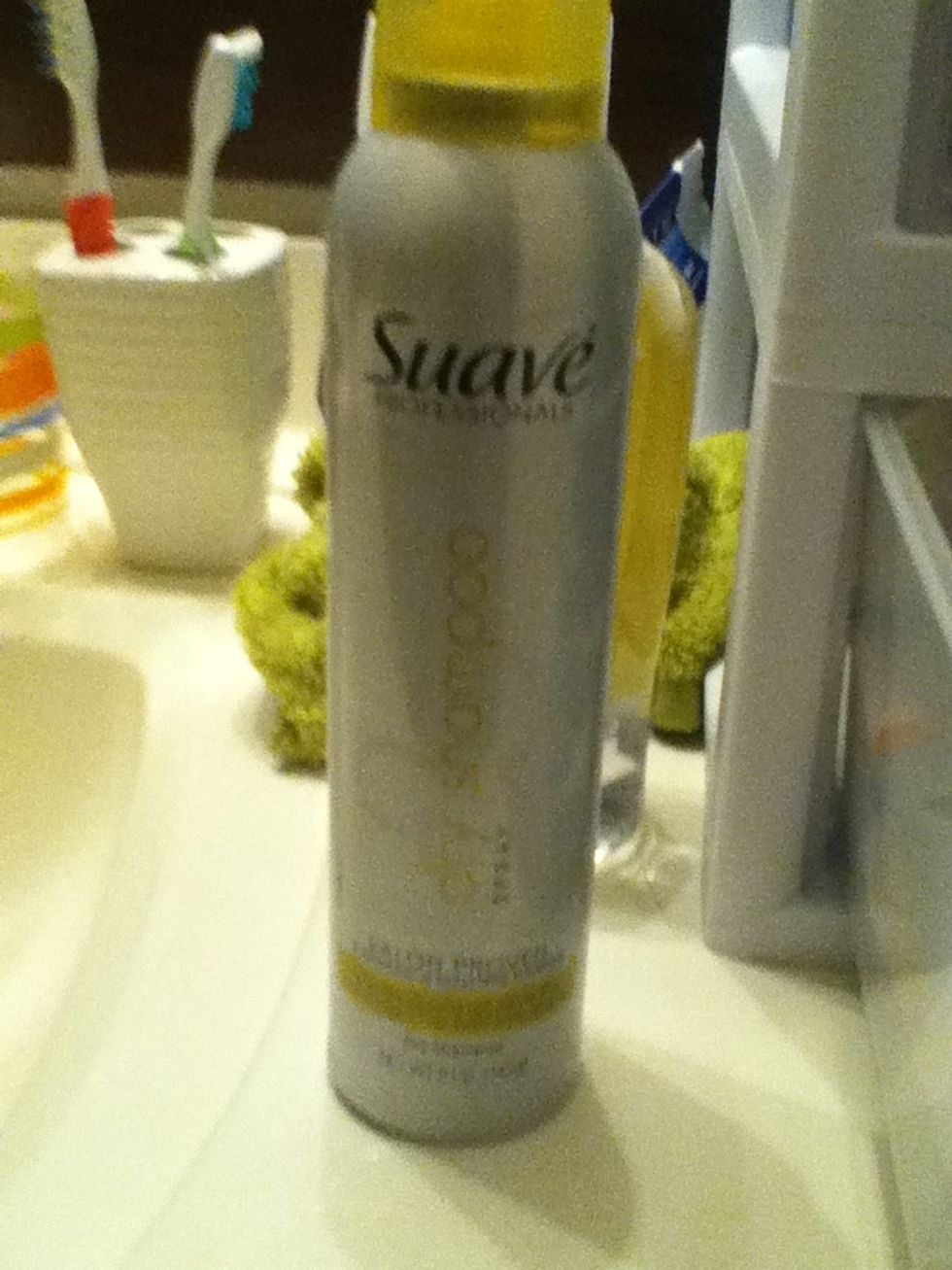 Suave dry shampoo is the best ever it doesn't make my hair all oily like the treseme does :p
