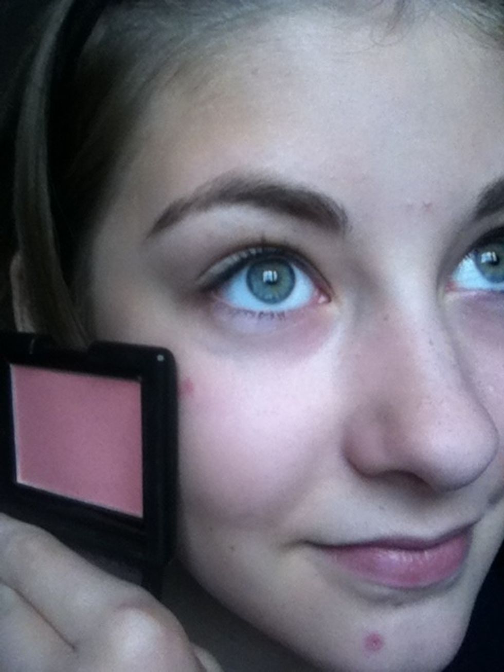 Subtly apply this to the apples of your cheeks.