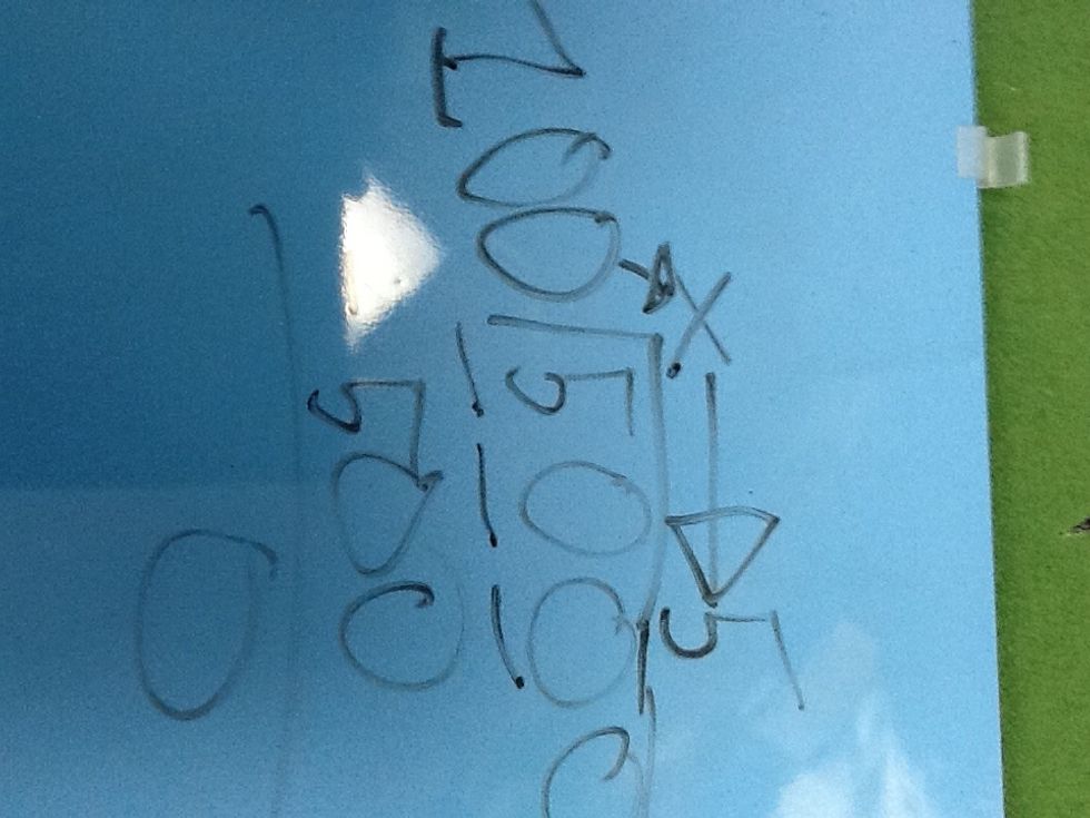 Subtract the number that you got from multiplying one Hundred and five and get the answer.