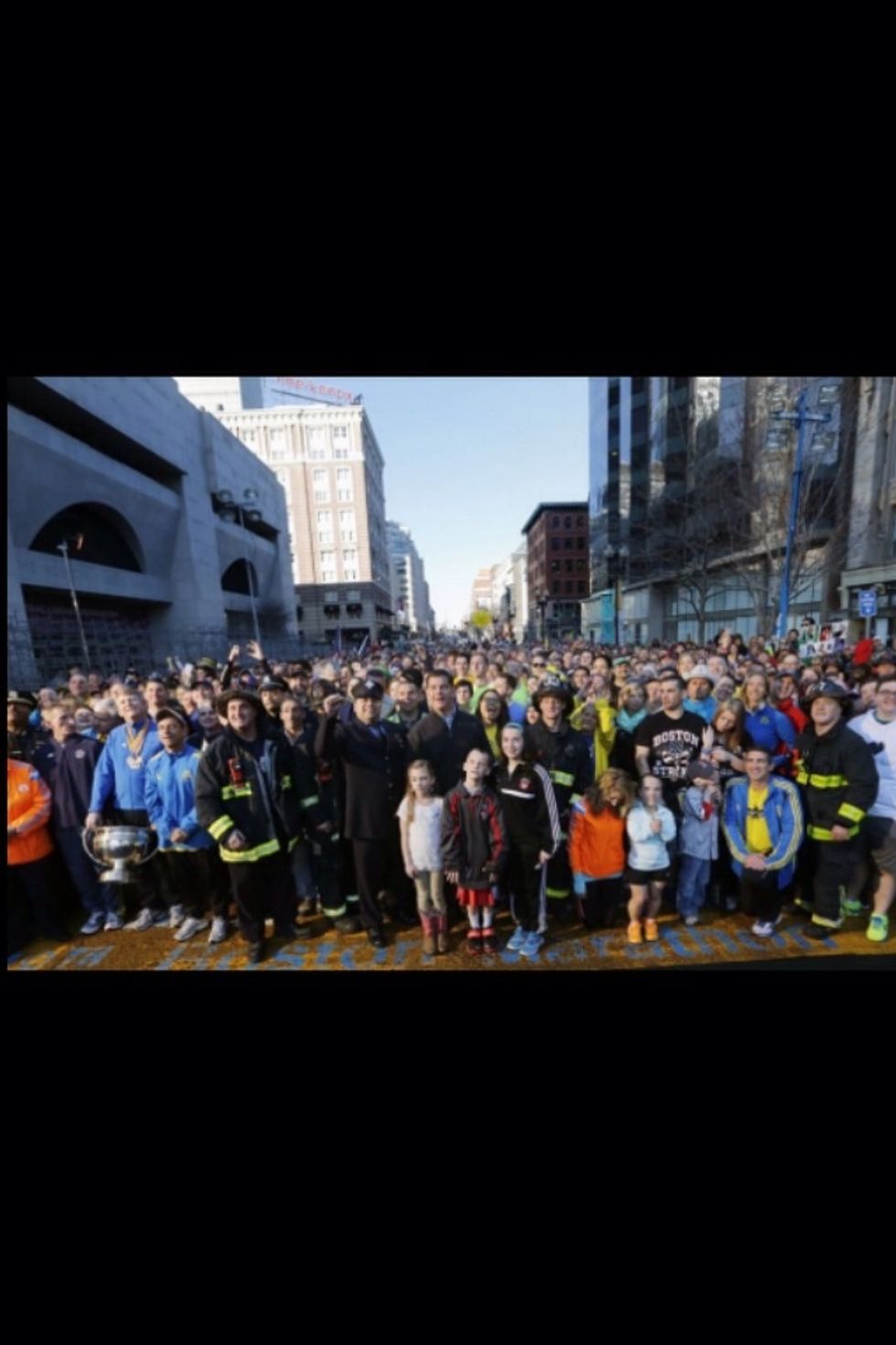 Success is measured different to some, it may just be waking up the next day or just being able to walk. Boston represents the strength of a city after a terrible event that strength is needed.