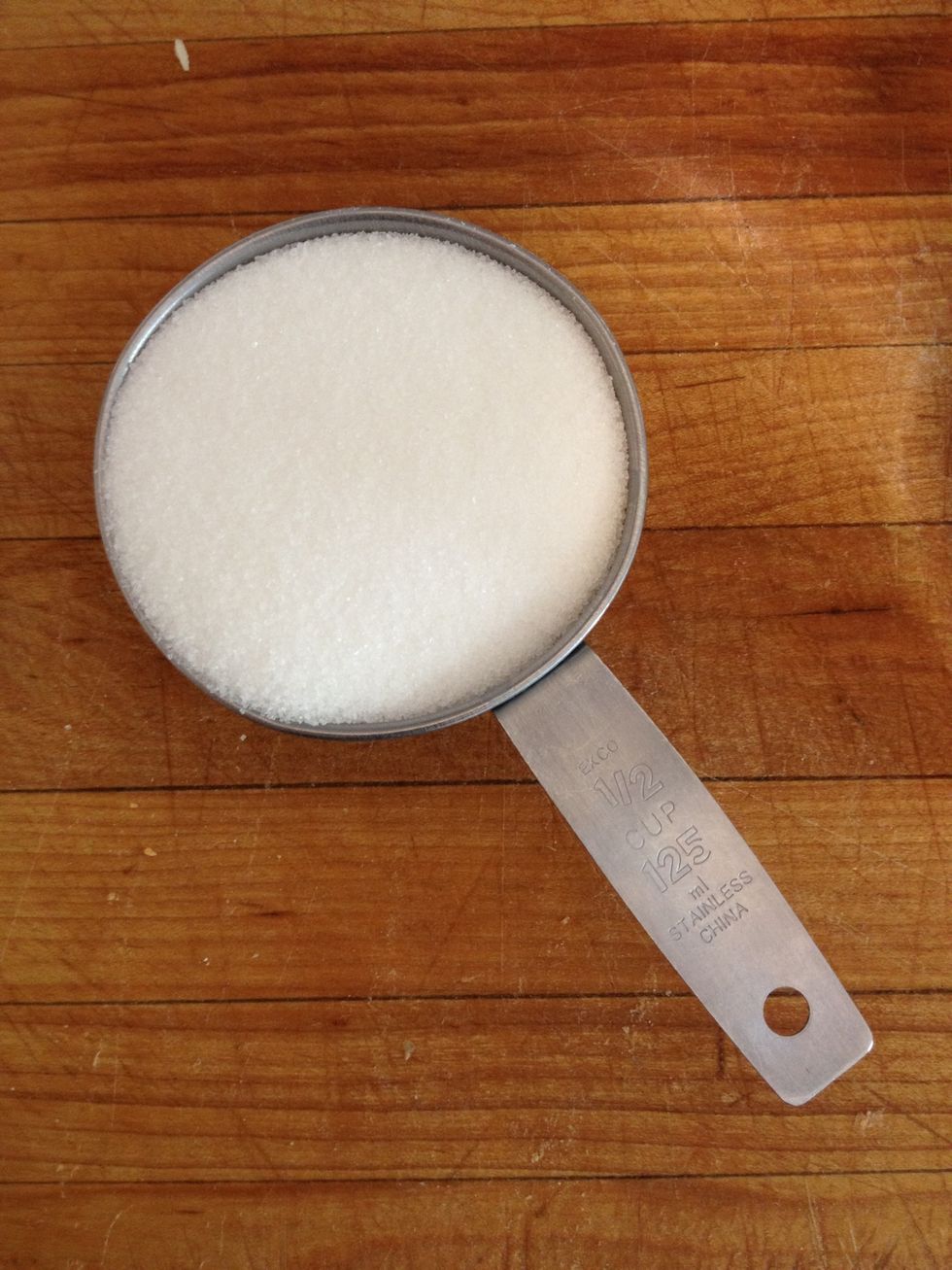 Sugar measure as explained in last step