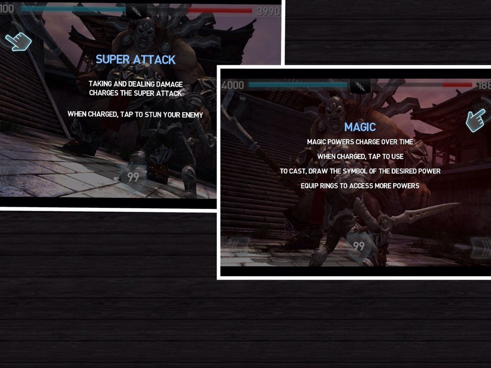 Super attacks along with magic can often make the difference between life or death in a battle, use them wisely as the take a few battles to restore.