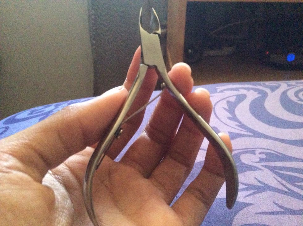 Supplies: a nail clipper