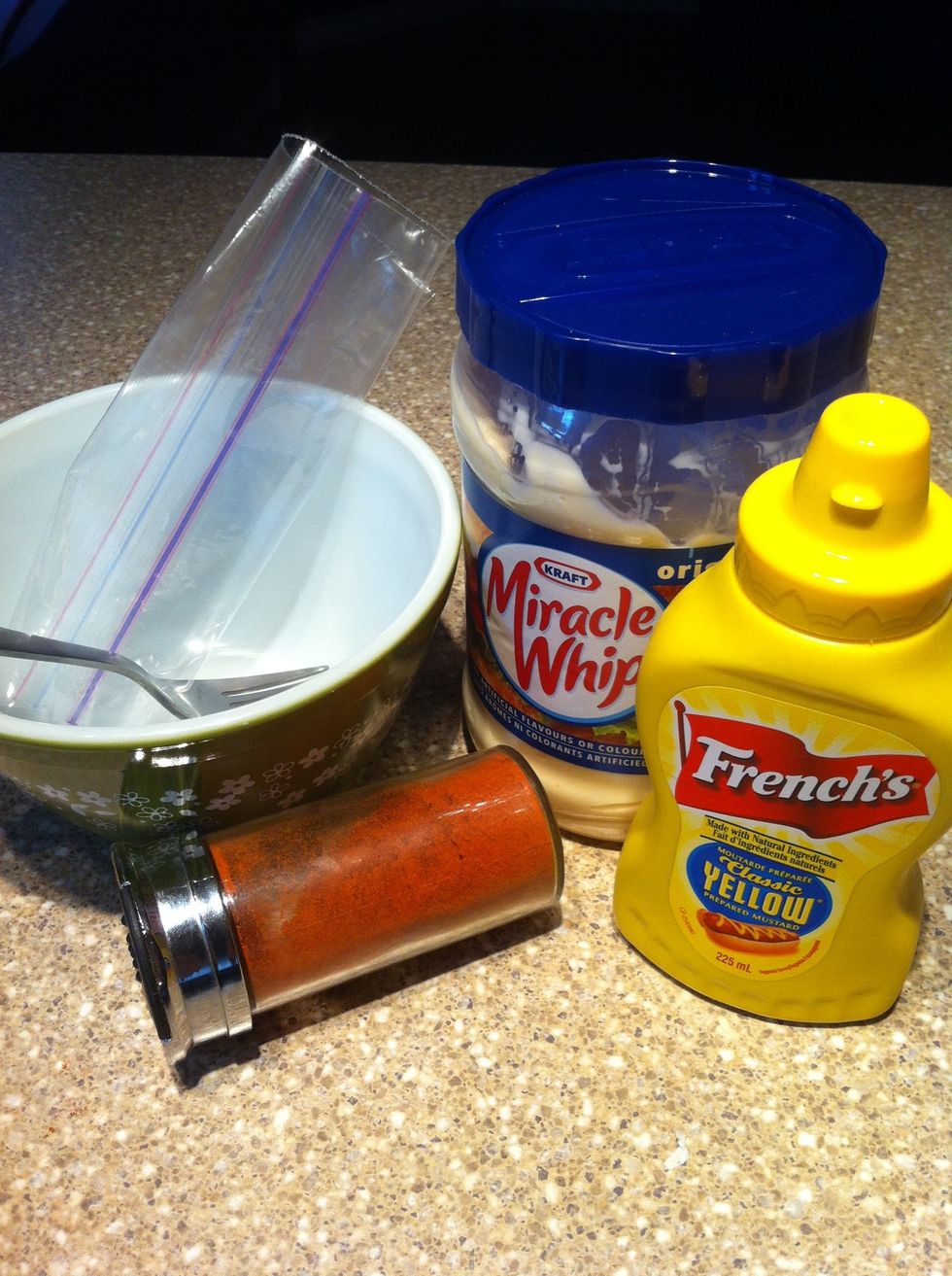 Supplies (either than eggs, of course)