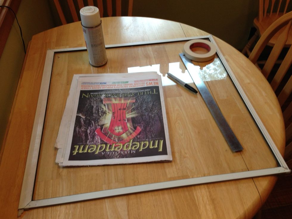 Supplies for our project.