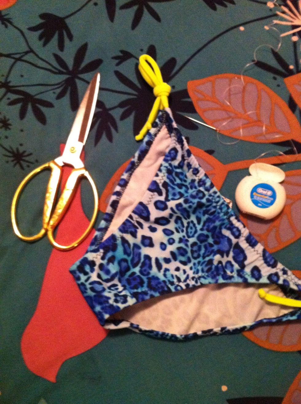 Supplies... This bikini was $3.