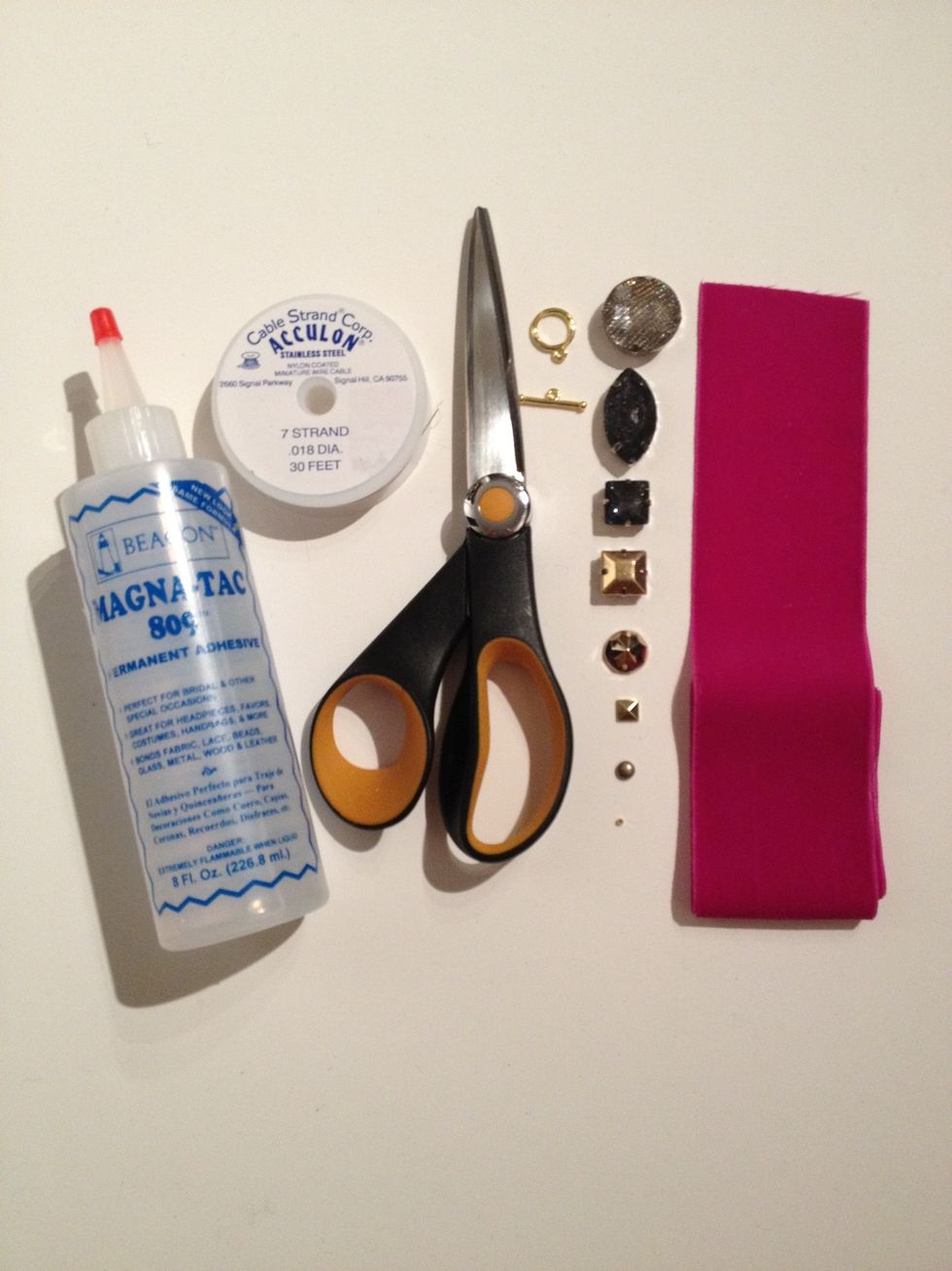 Supplies - You also need a pair of needle nose pliers (which you can find in most any tool kit!)