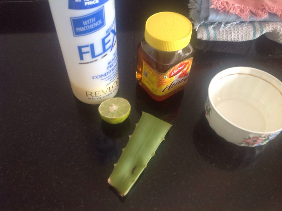 Supplies. You can use as little or as much depending on the length of your hair.