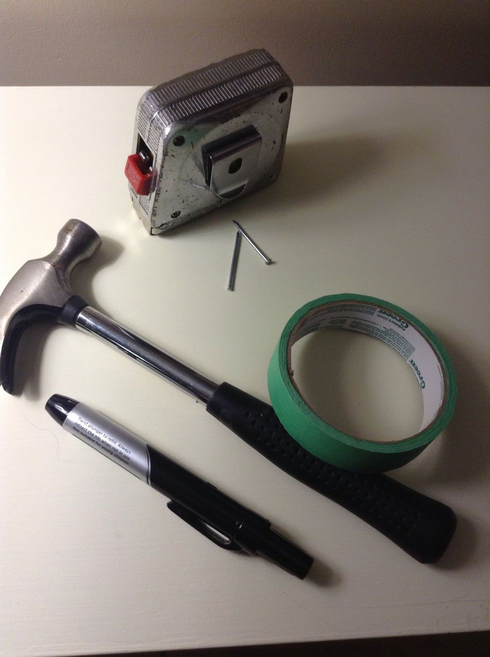 Supplies.  You may need screws or even wall plugs depending on your walls and the weight of the item you're hanging. Make sure you know what you need before getting started.