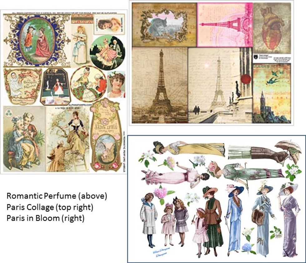 Supply - Collage Sheets I used - available at Alpha Stamps.