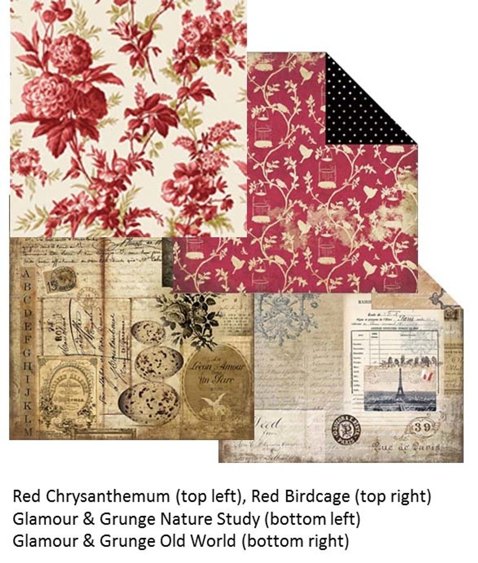 Supply - Scrapbook papers - available at Alpha Stamps.