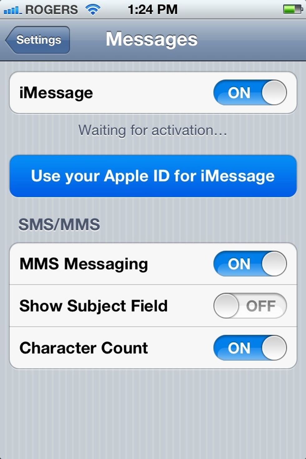 Supply your Apple ID and password to verify.