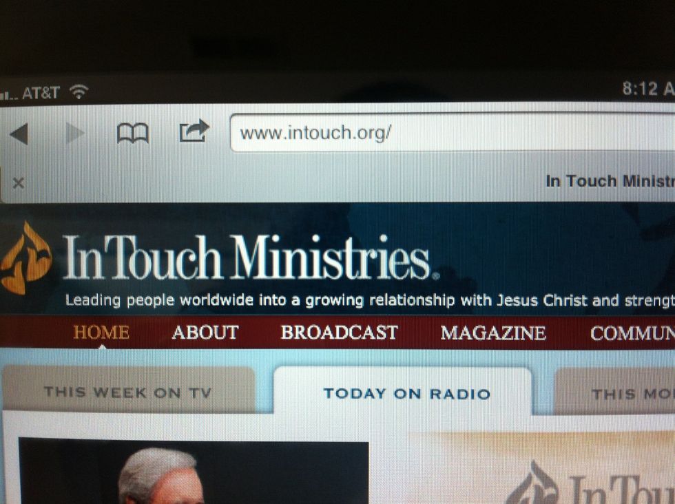 Surf to intouch.org