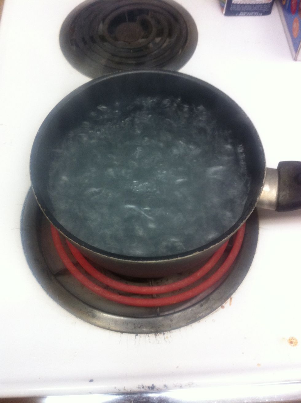 Sweet! It's boiling.