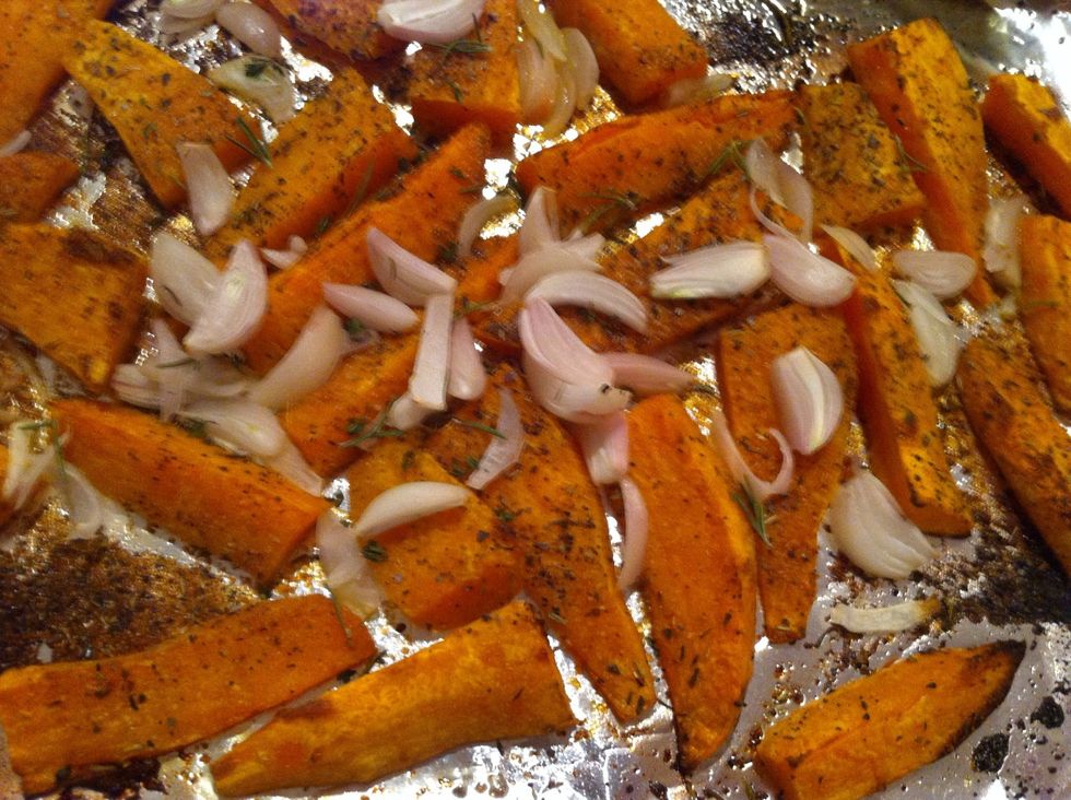 Sweet potatoes ready