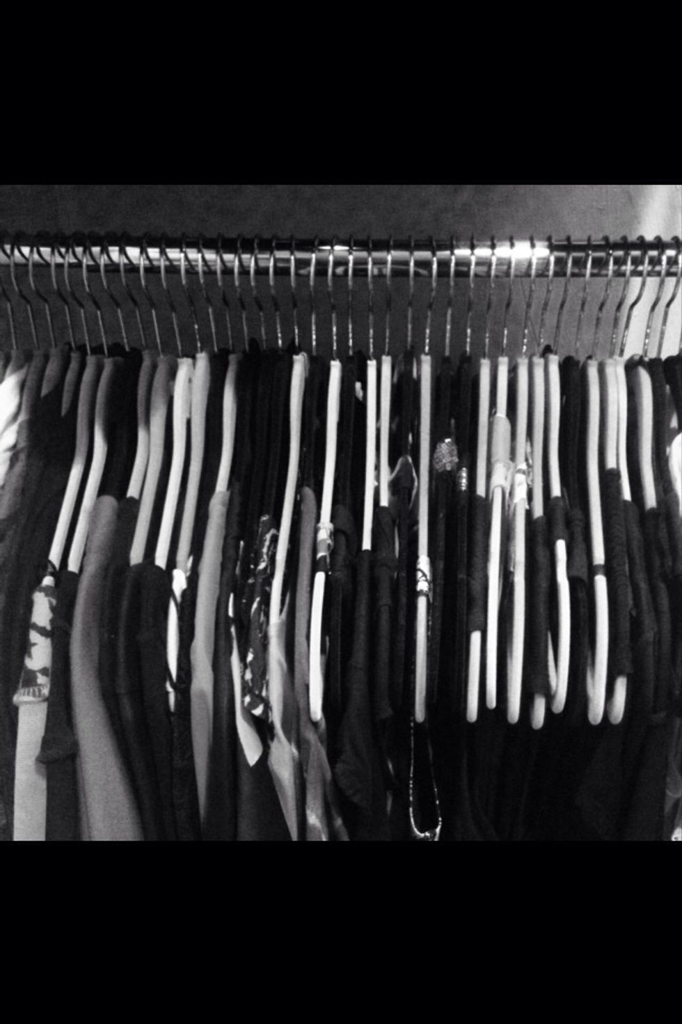 Switch hangers out and be amazed:) *note- cheaper hangers usually break but good ones hold up to 10lbs. It will specify on the box.