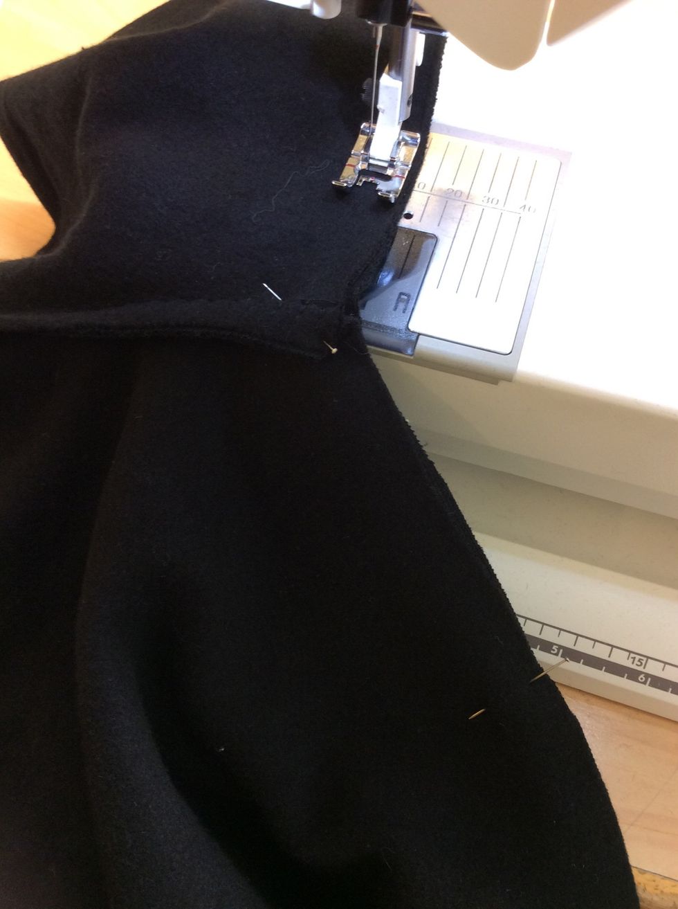 Sy med trik\u00e5s\u00f6m och med 1 cm s\u00f6msm\u00e5n.