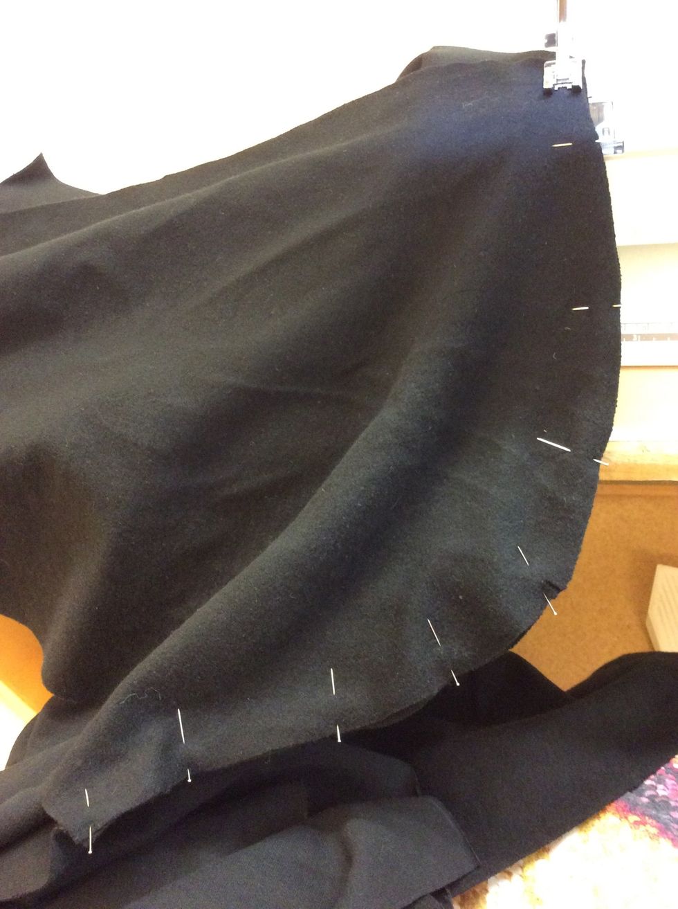 Sy med trik\u00e5s\u00f6mmen (nr 10) med 1 cm s\u00f6msm\u00e5n.