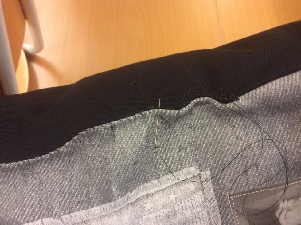 Syns b\u00e4ttre fr\u00e5n den gr\u00e5 sidan. Avsluta med att f\u00e4sta tr\u00e5den.