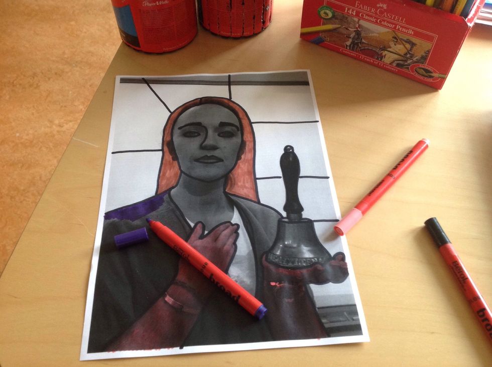 T\u00e4nk att ett f\u00e4lt \u00e4r en glasbit och den m\u00e5ste ha samma f\u00e4rg.