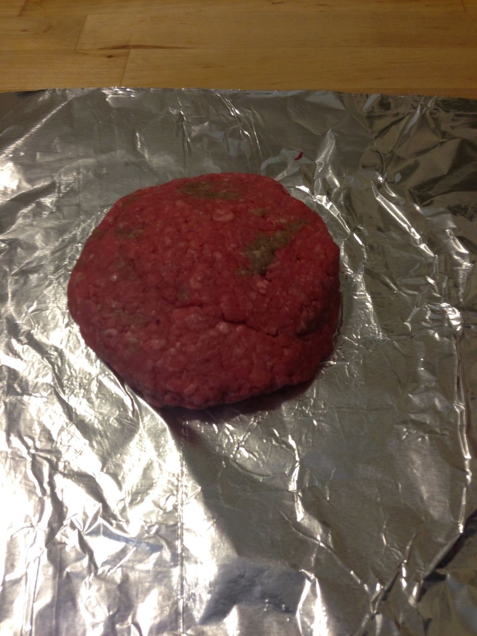 Ta-Da! A beautiful patty.