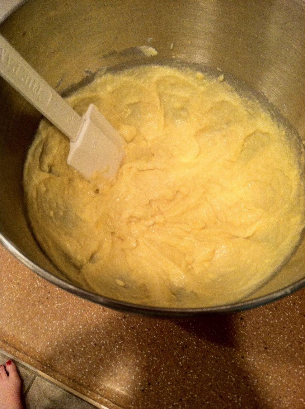 Ta-da! Be sure to scrape the sides.