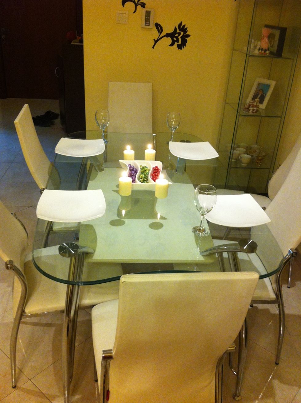Ta da... Here is the result. I have got 4-5 different color so i can use them in different area in my house.