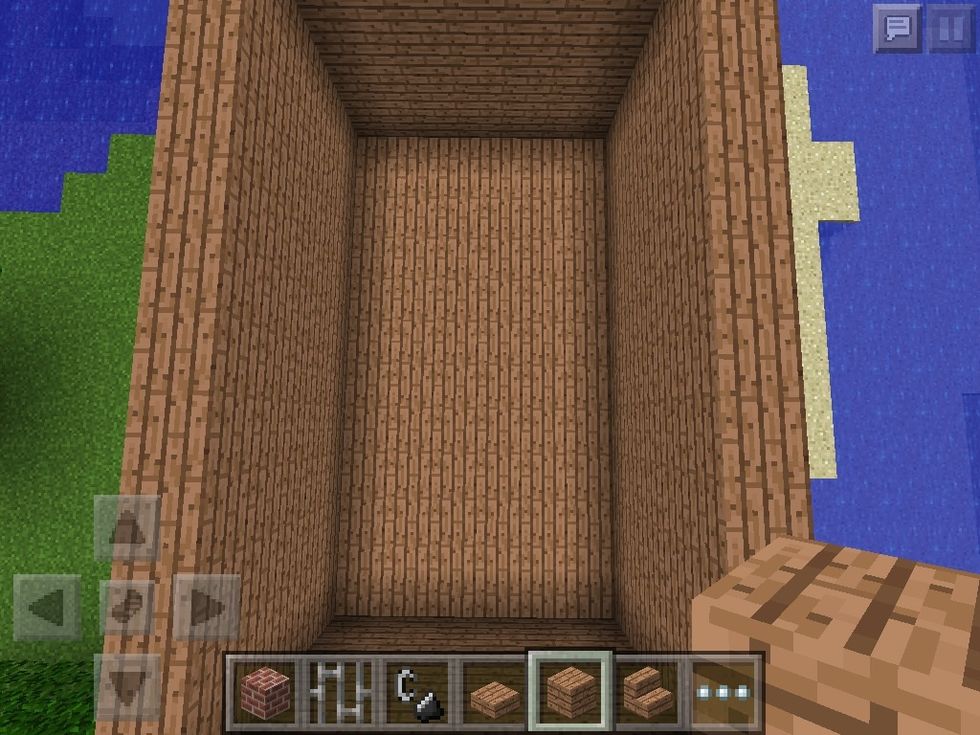 Ta da I'm done the floor