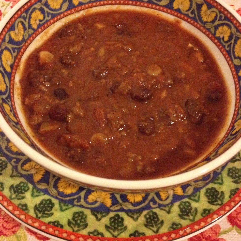 TA DA! It's done! And so hearty and delicious!