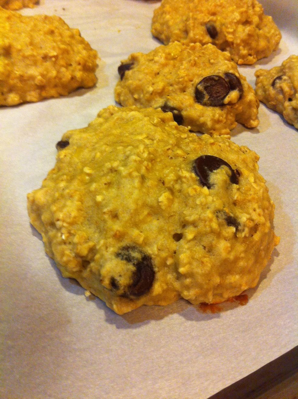 Ta da! The cookies look good and taste great! Mine came out like little cakes but they're still awesome \ud83d\ude09