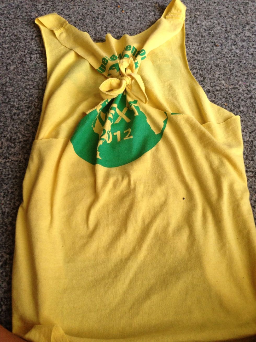 Ta da! This will have a bow and a more feminine cut as opposed to a regular cut tanks. Thanks guys!