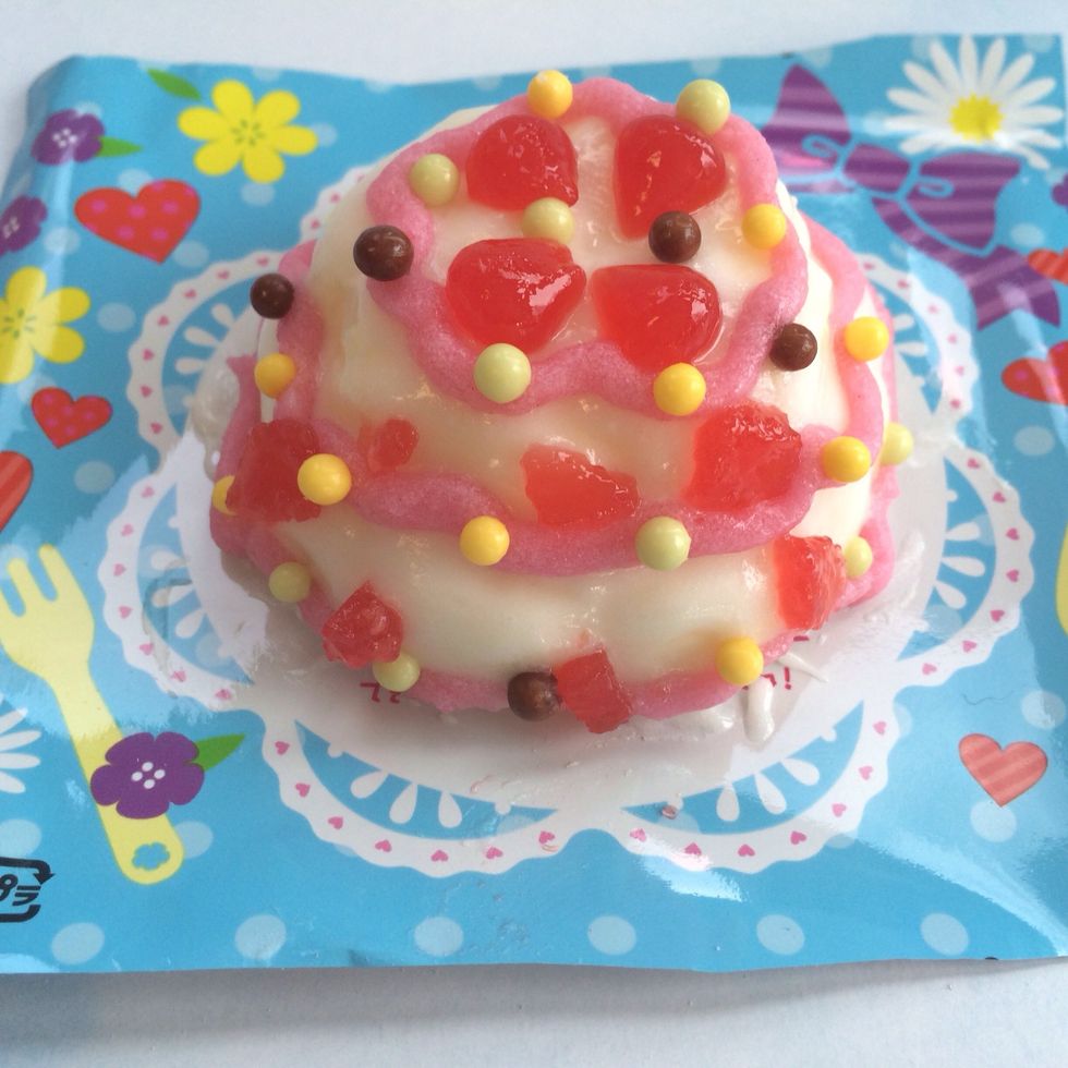 Ta-Da!!! You have a beautiful mini super yummy cake!!! This frosting us to DIE FOR!!!! So Delish!! Actually best cake I've ever had!! Love it!! Wish real cake was this easy!!