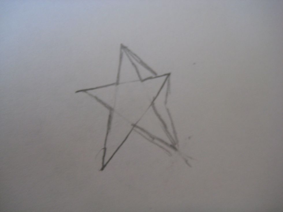TA DA! You have now finished your 3-D star. Have fun!