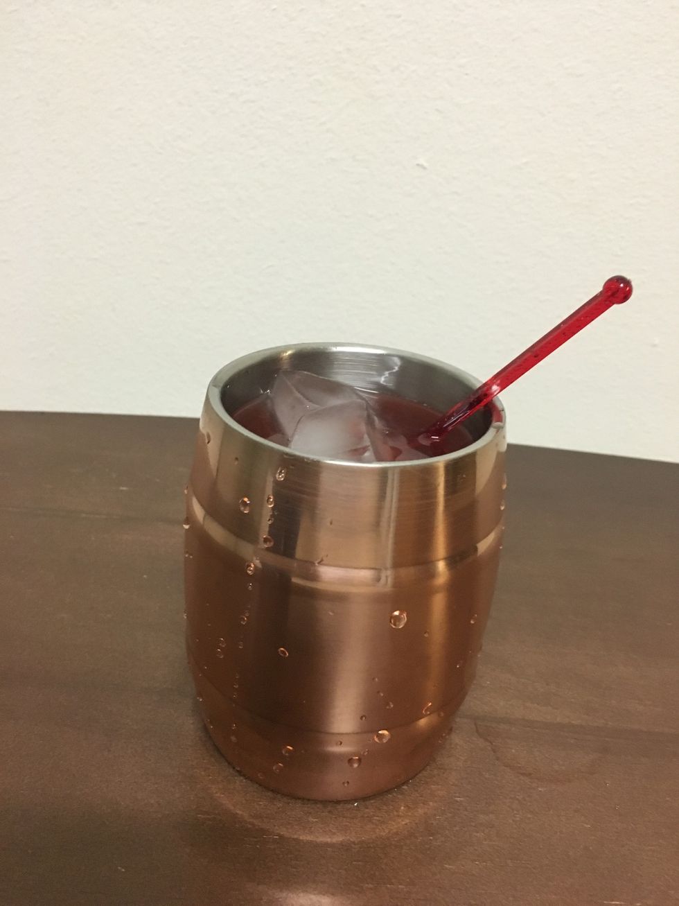 Ta-daaaa!!! I wish I had some Sloe Berries (blackthorn) to garnish. Maybe try with some mint leaves as garnish.