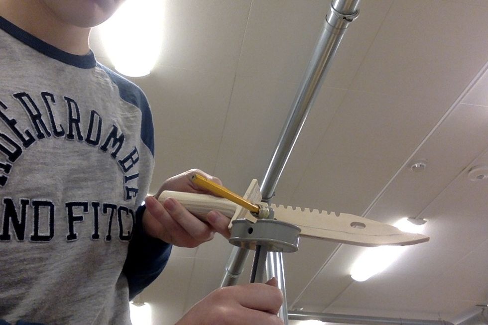 ta en stryk mot och en penna och m\u00e4t p\u00e5 varje sida d\u00e4r du ska g\u00f6ra den Vasa delen