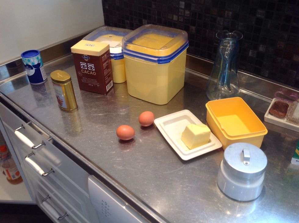 Ta fram alla ingredienser/ Take out all ingredients