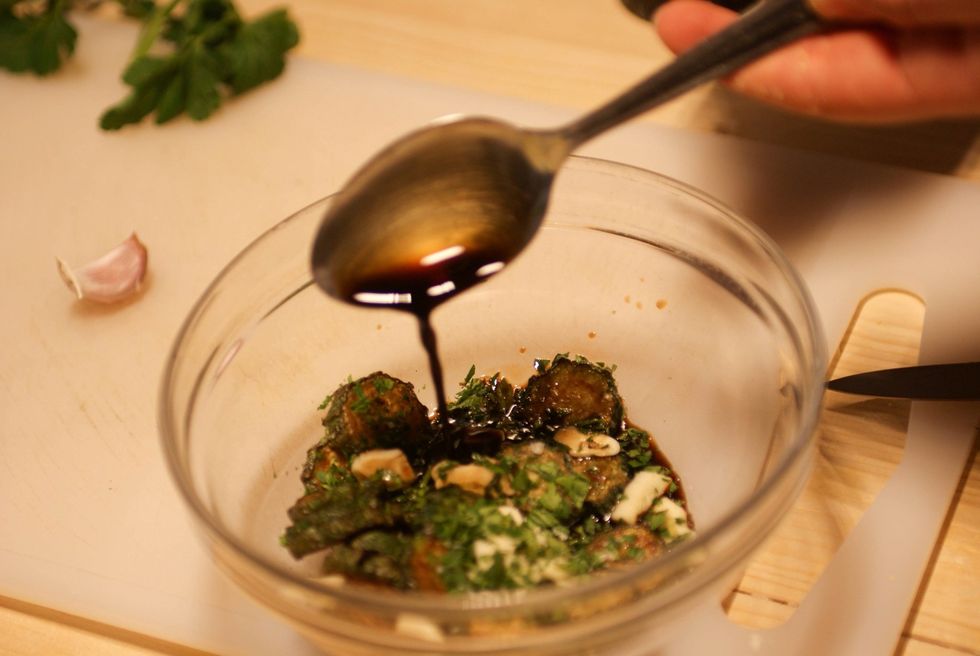 Tablespoon of balsamic vinegar